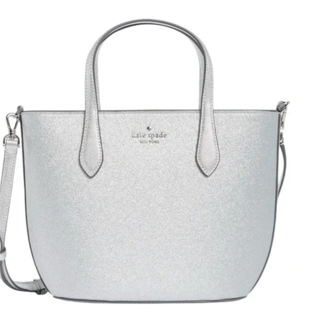 Kate Spade Silver Tote Bag